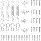 vidaXL 12-tlg. Sonnensegel Zubehör-Set Edelstahl vidaXL 12-tlg. Sonnensegel Zubehör-Set Edelstahl