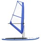 vidaXL Aufblasbares SUP-Board mit Segel Set Blau und Weiß vidaXL Aufblasbares SUP-Board mit Segel Set Blau und Weiß