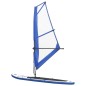 vidaXL Aufblasbares SUP-Board mit Segel Set Blau und Weiß vidaXL Aufblasbares SUP-Board mit Segel Set Blau und Weiß