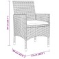 vidaXL 5-tlg. Garten-Essgruppe Poly Rattan und Hartglas Braun vidaXL 5-tlg. Garten-Essgruppe Poly Rattan und Hartglas Braun