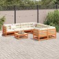 vidaXL 9-tlg. Garten-Sofagarnitur mit Kissen Wachsbraun Kiefernholz vidaXL 9-tlg. Garten-Sofagarnitur mit Kissen Wachsbraun Kiefernholz