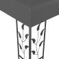 Pavillon mit Doppeldach & LED-Lichterkette 3x4 m Anthrazit Pavillon mit Doppeldach & LED-Lichterkette 3x4 m Anthrazit