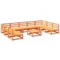 vidaXL 10-tlg. Garten-Sofagarnitur Wachsbraun Massivholz Kiefer vidaXL 10-tlg. Garten-Sofagarnitur Wachsbraun Massivholz Kiefer