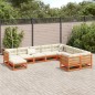 vidaXL 10-tlg. Garten-Sofagarnitur mit Kissen Wachsbraun Kiefernholz vidaXL 10-tlg. Garten-Sofagarnitur mit Kissen Wachsbraun Kiefernholz