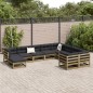 vidaXL 10-tlg. Garten-Sofagarnitur mit Kissen Kiefernholz Imprägniert vidaXL 10-tlg. Garten-Sofagarnitur mit Kissen Kiefernholz Imprägniert