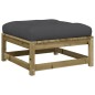 vidaXL 10-tlg. Garten-Sofagarnitur mit Kissen Kiefernholz Imprägniert vidaXL 10-tlg. Garten-Sofagarnitur mit Kissen Kiefernholz Imprägniert