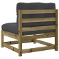 vidaXL 10-tlg. Garten-Sofagarnitur mit Kissen Kiefernholz Imprägniert vidaXL 10-tlg. Garten-Sofagarnitur mit Kissen Kiefernholz Imprägniert