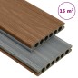 vidaXL WPC Terrassendielen mit Zubehör Braun und Grau 15 m² 4 m vidaXL WPC Terrassendielen mit Zubehör Braun und Grau 15 m² 4 m