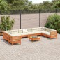 vidaXL 11-tlg. Garten-Sofagarnitur mit Kissen Wachsbraun Kiefernholz vidaXL 11-tlg. Garten-Sofagarnitur mit Kissen Wachsbraun Kiefernholz