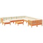 vidaXL 12-tlg. Garten-Sofagarnitur mit Kissen Wachsbraun Kiefernholz vidaXL 12-tlg. Garten-Sofagarnitur mit Kissen Wachsbraun Kiefernholz