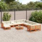 vidaXL 12-tlg. Garten-Sofagarnitur mit Kissen Wachsbraun Kiefernholz vidaXL 12-tlg. Garten-Sofagarnitur mit Kissen Wachsbraun Kiefernholz