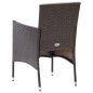 vidaXL 7-tlg. Garten-Essgruppe mit Kissen Braun vidaXL 7-tlg. Garten-Essgruppe mit Kissen Braun