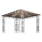 Pavillon mit Moskitonetz & LED-Lichterkette 3x3x2,73 m Taupe Pavillon mit Moskitonetz & LED-Lichterkette 3x3x2,73 m Taupe