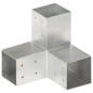 vidaXL Pfostenverbinder Y-Form Verzinktes Metall 81 x 81 mm vidaXL Pfostenverbinder Y-Form Verzinktes Metall 81 x 81 mm