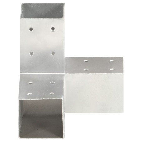 vidaXL Pfostenverbinder Y-Form Verzinktes Metall 81 x 81 mm