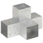 vidaXL Pfostenverbinder 4 Stk. X-Form Verzinktes Metall 101 x 101 mm vidaXL Pfostenverbinder 4 Stk. X-Form Verzinktes Metall 101 x 101 mm