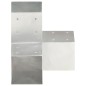 vidaXL Pfostenverbinder Y-Form Verzinktes Metall 91 x 91 mm vidaXL Pfostenverbinder Y-Form Verzinktes Metall 91 x 91 mm