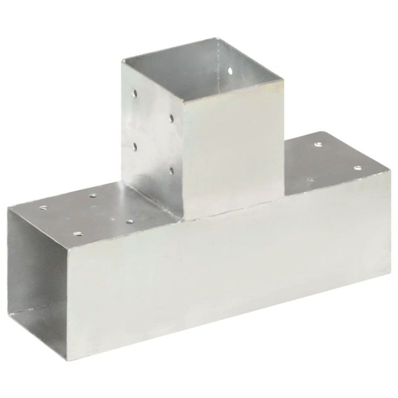 vidaXL Pfostenverbinder T-Form Verzinktes Metall 91 x 91 mm vidaXL Pfostenverbinder T-Form Verzinktes Metall 91 x 91 mm