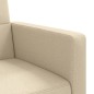 vidaXL Schlafsofa mit Kissen Creme Stoff vidaXL Schlafsofa mit Kissen Creme Stoff