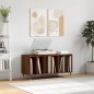 vidaXL Plattenschrank Braun Eichen-Optik 100x38x48 cm Holzwerkstoff vidaXL Plattenschrank Braun Eichen-Optik 100x38x48 cm Holzwerkstoff