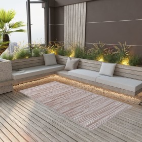vidaXL Outdoor-Teppich Taupe 140x200 cm PP