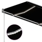 vidaXL Automatische Markise mit LED & Windsensor 4x3,5 m Anthrazit vidaXL Automatische Markise mit LED & Windsensor 4x3,5 m Anthrazit