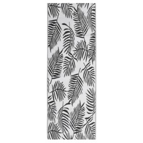 vidaXL Outdoor-Teppich Schwarz 80x250 cm PP