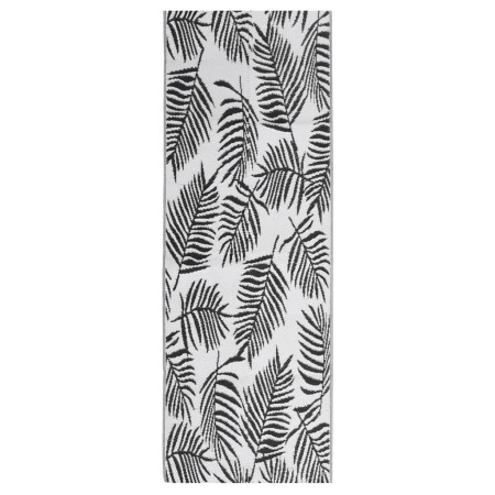 vidaXL Outdoor-Teppich Schwarz 80x250 cm PP