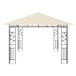 Pavillon mit Moskitonetz & LED-Lichterkette 4x3x2,73m Cremeweiß Pavillon mit Moskitonetz & LED-Lichterkette 4x3x2,73m Cremeweiß