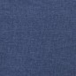 vidaXL Boxspringbett mit Matratze Blau 120x190 cm Stoff vidaXL Boxspringbett mit Matratze Blau 120x190 cm Stoff