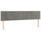 vidaXL Boxspringbett mit Matratze Hellgrau 120x190 cm Samt vidaXL Boxspringbett mit Matratze Hellgrau 120x190 cm Samt