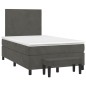 vidaXL Boxspringbett mit Matratze Dunkelgrün 120x190 cm Samt vidaXL Boxspringbett mit Matratze Dunkelgrün 120x190 cm Samt