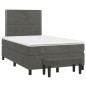 vidaXL Boxspringbett mit Matratze Dunkelgrün 120x190 cm Samt vidaXL Boxspringbett mit Matratze Dunkelgrün 120x190 cm Samt
