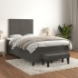 vidaXL Boxspringbett mit Matratze Dunkelgrün 120x190 cm Samt vidaXL Boxspringbett mit Matratze Dunkelgrün 120x190 cm Samt