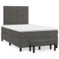 vidaXL Boxspringbett mit Matratze Dunkelgrün 120x190 cm Samt vidaXL Boxspringbett mit Matratze Dunkelgrün 120x190 cm Samt