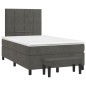 vidaXL Boxspringbett mit Matratze Dunkelgrün 120x190 cm Samt vidaXL Boxspringbett mit Matratze Dunkelgrün 120x190 cm Samt