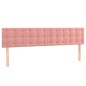 vidaXL Boxspringbett mit Matratze Rosa 120x190 cm Samt vidaXL Boxspringbett mit Matratze Rosa 120x190 cm Samt