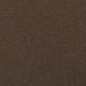 vidaXL Bettgestell mit Kopfteil Dunkelbraun 120x190 cm Stoff vidaXL Bettgestell mit Kopfteil Dunkelbraun 120x190 cm Stoff