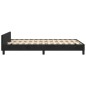 vidaXL Bettgestell mit Kopfteil Schwarz 120x190 cm Samt vidaXL Bettgestell mit Kopfteil Schwarz 120x190 cm Samt