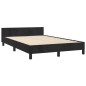 vidaXL Bettgestell mit Kopfteil Schwarz 120x190 cm Samt vidaXL Bettgestell mit Kopfteil Schwarz 120x190 cm Samt