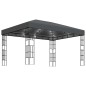 vidaXL Pavillon mit LED-Lichterkette 3x4 m Anthrazit vidaXL Pavillon mit LED-Lichterkette 3x4 m Anthrazit