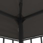 vidaXL Pavillon mit LED-Lichterkette 3x4 m Anthrazit vidaXL Pavillon mit LED-Lichterkette 3x4 m Anthrazit