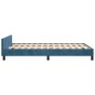 vidaXL Bettgestell mit Kopfteil Dunkelblau 120x190 cm Samt vidaXL Bettgestell mit Kopfteil Dunkelblau 120x190 cm Samt