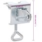 vidaXL Sonnenschirmhalter für Balkon 2 Stk. 32 mm Verzinkter Stahl vidaXL Sonnenschirmhalter für Balkon 2 Stk. 32 mm Verzinkter Stahl