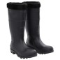 vidaXL Gummistiefel mit Herausnehmbarem Innenfutter Schwarz Gr. 41 PVC vidaXL Gummistiefel mit Herausnehmbarem Innenfutter Schwarz Gr. 41 PVC