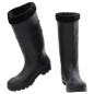vidaXL Gummistiefel mit Herausnehmbarem Innenfutter Schwarz Gr. 41 PVC vidaXL Gummistiefel mit Herausnehmbarem Innenfutter Schwarz Gr. 41 PVC