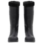 vidaXL Gummistiefel mit Herausnehmbarem Innenfutter Schwarz Gr. 41 PVC vidaXL Gummistiefel mit Herausnehmbarem Innenfutter Schwarz Gr. 41 PVC