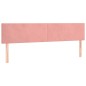 vidaXL Boxspringbett mit Matratze Rosa 120x190 cm Samt vidaXL Boxspringbett mit Matratze Rosa 120x190 cm Samt