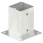vidaXL Pfostenanker 4 Stk. Verzinktes Metall 91 mm vidaXL Pfostenanker 4 Stk. Verzinktes Metall 91 mm