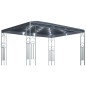 Pavillon mit LED-Lichterkette 400x300 cm Anthrazit Pavillon mit LED-Lichterkette 400x300 cm Anthrazit
